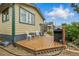 Exterior of home with small patio and table with chairs, perfect for enjoying the outdoors at 4716 Broadway, Denver, CO 80216
