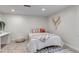 Bright bedroom with stylish decor, including a plush rug and trendy wall hanging at 3604 Collins St, Castle Rock, CO 80108