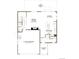 Open-concept floor plan showcasing the kitchen, great room, dining area, and 2-car garage at 1311 Rock Cliff Ave, Erie, CO 80516