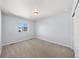 Simple bedroom with neutral walls and carpet at 1018 Mcmurdo Cir, Castle Rock, CO 80108