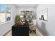 Home office with built-in shelving and large window at 1018 Mcmurdo Cir, Castle Rock, CO 80108