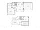 Detailed floor plan showcasing the layout of the home's two floors with room dimensions at 3640 Summertime Ct, Monument, CO 80132
