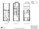 Detailed floor plan showcasing the layout of the townhome's three floors with dimensions and room labels at 1735 E 18Th Ave, Denver, CO 80218
