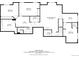 Floorplan of basement showing bedroom, utility and recreation rooms, laundry and bathroom at 14032 E Chenango Dr, Aurora, CO 80015