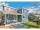 Backyard showcasing the home's patio area and well-maintained lawn at 3532 Springbriar Dr, Castle Rock, CO 80109