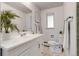 Bathroom with modern vanity, toilet, and contemporary fixtures offers a refreshing and clean aesthetic at 500 Fulton St, Aurora, CO 80010