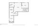 Layout of the basement including a bedroom, rec room, bathroom, and storage space at 10694 Cedarcrest Cir, Highlands Ranch, CO 80130