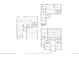 Floor plans with basement, first floor, and second floor layouts of the house at 10694 Cedarcrest Cir, Highlands Ranch, CO 80130