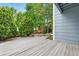 Spacious backyard with mature trees and landscaping at 8056 Meadowdale Sq, Niwot, CO 80503