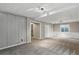Spacious finished basement with carpeting, paneled walls, and recessed lighting at 8056 Meadowdale Sq, Niwot, CO 80503