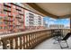 Balcony featuring an upscale view and chairs at 1950 N Logan St # 601, Denver, CO 80203