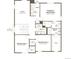 Second floor floorplan featuring a loft, laundry room, 3 bedrooms and 2 baths at 9652 Cathay St, Commerce City, CO 80022