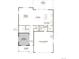 An open-concept floor plan with a large kitchen, dining area, study, and two-car garage at 9652 Cathay St, Commerce City, CO 80022