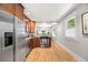 Beautiful kitchen with stainless steel appliances and lots of natural light at 400 S Gilpin St, Denver, CO 80209