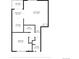 Here is a floor plan showcasing the layout of the living room, kitchen, bedroom, and bath at 1021 Carr St # 37, Lakewood, CO 80214