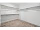 Walk-in closet with carpet flooring and metal shelving with ample space for storage at 555 Coal Bank Trl, Castle Rock, CO 80104