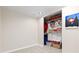 An open storage space with shelving provides ample room at 5555 E Briarwood Ave # 1404, Centennial, CO 80122