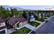 This single-Gathering home features a well-manicured lawn and picturesque suburban street at 5428 Suffolk Ave, Castle Rock, CO 80104