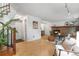 Finished basement living room with a brick fireplace at 229 Berthoud Way, Golden, CO 80401