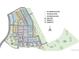 Detailed community map showcasing lot locations, future parks, school site, Landmark, Town and Horizon Collection homes at 3352 N Buchanan Way, Aurora, CO 80019