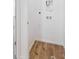 Convenient laundry hookups with wood-look floors at 6840 Merseyside Ln, Castle Pines, CO 80108