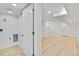 Finished basement with new flooring and recessed lighting perfect for recreation or storage at 2701 Barnhart St, Thornton, CO 80229
