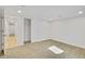 Neutral bedroom with recessed lighting, carpet flooring, and closet with sliding door at 2701 Barnhart St, Thornton, CO 80229