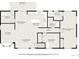 Detailed floor plan showcasing the layout of the home, including dimensions at 3999 W Chenango Ave, Littleton, CO 80123
