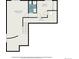 Basement floor plan showing recreation room, bedroom, bathroom and utility room at 12051 E Lake Cir, Greenwood Village, CO 80111