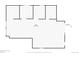 Floor plan of the detached barn and location of the home at 12901 2Nd St, Parker, CO 80134