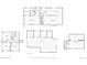 Multiple floor plans showcasing the home's layout and dimensions at 12901 2Nd St, Parker, CO 80134