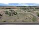 Aerial view of property showing house and large lot at 9696 E Sand Lily Ln, Parker, CO 80134