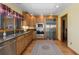 Modern kitchen with stainless steel appliances and granite countertops at 9696 E Sand Lily Ln, Parker, CO 80134