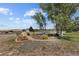 Landscaped garden with a variety of plants and trees at 9696 E Sand Lily Ln, Parker, CO 80134