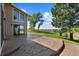 Large patio with stone finish and scenic views at 9696 E Sand Lily Ln, Parker, CO 80134
