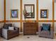 Comfortable lobby with seating and decorative elements at 6000 W Floyd Ave # 105, Denver, CO 80227