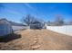 Enjoy this fully fenced backyard with storage shed and patio space at 1560 Clinton St, Aurora, CO 80010