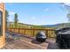 Inviting outdoor deck boasts stunning mountain views, and features a grill, perfect for entertaining at 278 Snowshoe Cir, Breckenridge, CO 80424