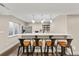 Finished basement with a bar area featuring counter seating at 2757 Stallion Way, Mead, CO 80542