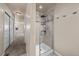 Clean bathroom with a glass enclosed shower at 2757 Stallion Way, Mead, CO 80542