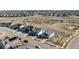 Aerial view of the neighborhood and surrounding landscape at 22773 E Narrowleaf Cir, Aurora, CO 80016
