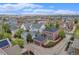 Aerial view of a neighborhood with tree lined streets and well manicured lawns at 3375 N Willow St, Denver, CO 80238