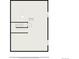 Schematic floor plan depicting the basement layout, including dimensions and staircase location at 3375 N Willow St, Denver, CO 80238