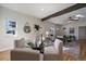 Modern dining area with glass table, hardwood floors, and an open concept feel at 4650 S Washington St, Englewood, CO 80113