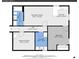 Floorplan showing a Recreation Room, Wet Bar, Hall, Laundry, Electrical Room, and Bedroom layout at 7148 S Dahlia Ct, Centennial, CO 80122
