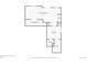 The basement layout features a large unfinished area and one bedroom and bathroom at 3523 Brushwood Dr, Castle Rock, CO 80109