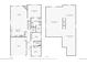 Floor plan of the home, including dimensions for the basement, bedrooms, kitchen, garage, and living room at 24437 E Powers Ave, Aurora, CO 80016
