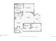 Detailed floorplan showcasing the layout of the home with bedroom and bathroom locations at 9692 W Coco Cir # 304, Littleton, CO 80128