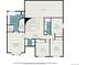 Second floor plan showing bedrooms, bathrooms, laundry room, and hallway dimensions at 15907 W 72Nd Dr, Arvada, CO 80007