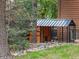 Large and secure dog run on the property providing safety for your pets at 1025 S Butler Way, Lakewood, CO 80226